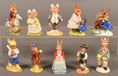 LOT OF TEN ROYAL DOULTON BUNNY