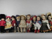 Lot of ten vintage Madame Alex