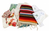 Lot of textiles, including Mex