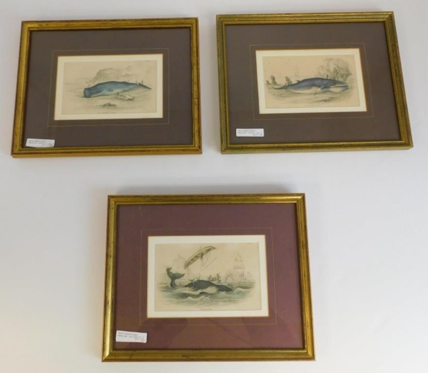 LOT OF THREE 19TH CENTURY WHALING