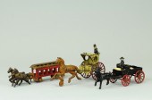 LOT OF THREE ANIMAL DRAWN PIEC