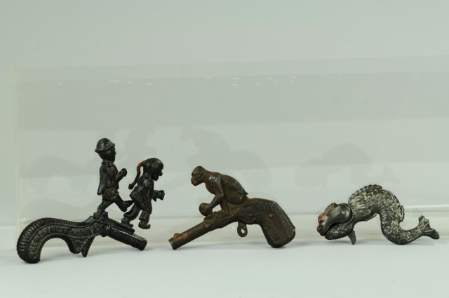 LOT OF THREE ANIMATED CAP PISTOLS
