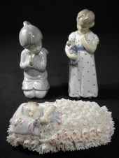 Lot of three assorted porcelai