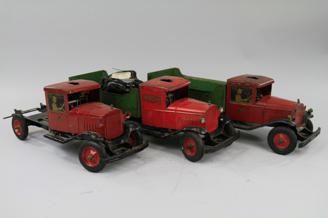 LOT OF THREE BUDDY 'L' ROBO TOYS C.