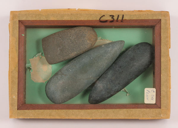 Lot of three celts from PA.