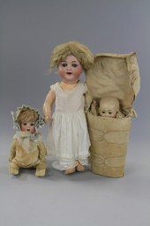 LOT OF THREE GERMAN BABY DOLLS