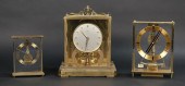 LOT OF THREE GERMAN BRASS CLOC