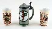 LOT OF THREE GERMAN METTLACH B