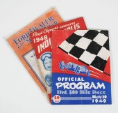 Lot of three Indianapolis 500