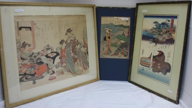 LOT OF THREE JAPANESE 18TH AND 19TH