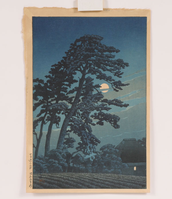 Lot of three Japanese color