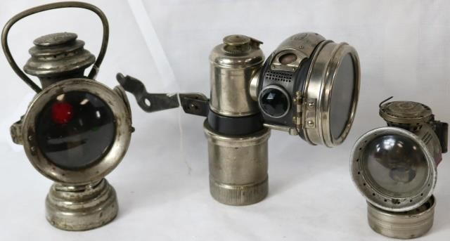 LOT OF THREE LANTERNS. TO