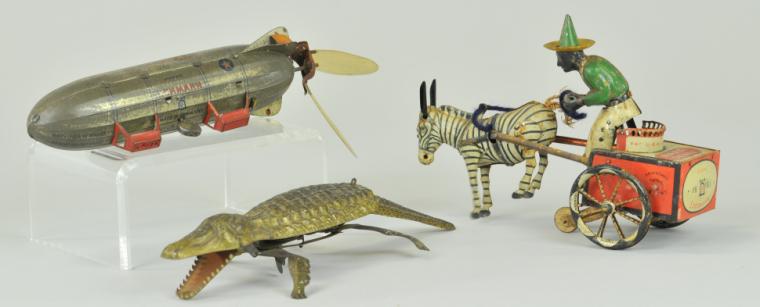 LOT OF THREE LEHMANN TOYS Germany