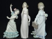 Lot of three Lladro Spanish po