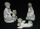 Lot of three Lladro Spanish po