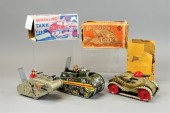 LOT OF THREE MARX TANK TOYS Li