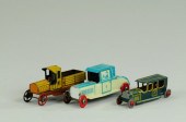 LOT OF THREE PENNY TOY VEHICLE
