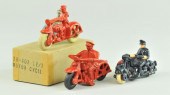 LOT OF THREE POLICE MOTORCYCLE