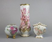 LOT OF THREE PORCELAIN VASESTa