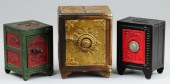 LOT OF THREE SAFE STILL BANKS