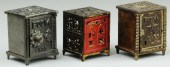 LOT OF THREE SMALL SAFE STILL