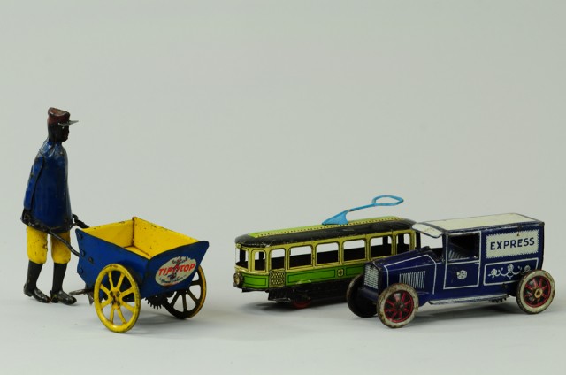 LOT OF THREE TIN TOYS Assorted