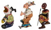 LOT OF THREE TPS WIND-UP TOYS.