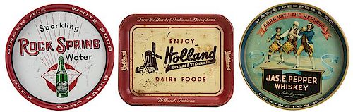 LOT OF THREE VINTAGE ADVERTISING