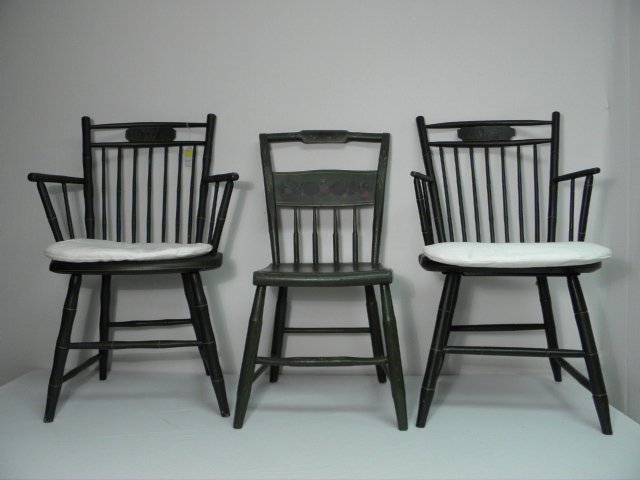 Lot of three Windsor style
