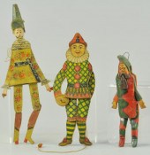 LOT OF THREE WOODEN JUMPING JA