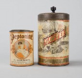 LOT OF TINSLot of two vintage