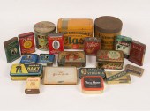 Lot of tobacco tins: twenty pi