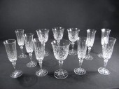 Lot of twelve Galway Irish cut