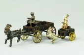 LOT OF TWO ANIMAL DRAWN CARTS