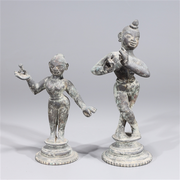 Lot of two antique Indian