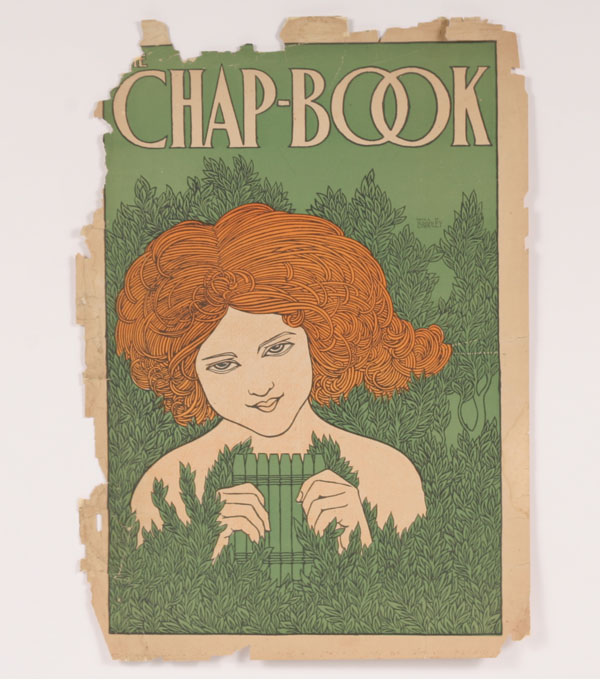 Lot of two Art Nouveau lithograph