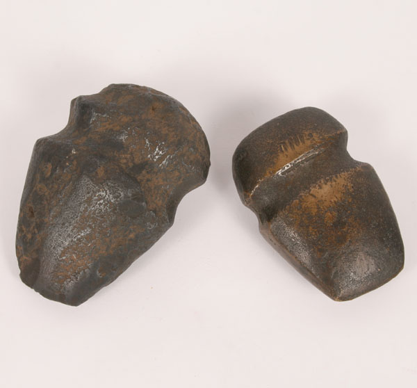 Lot of two axes: one full groove
