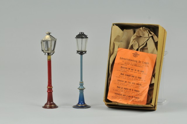 LOT OF TWO BING LAMPS Germany