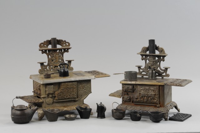LOT OF TWO CAST IRON STOVES