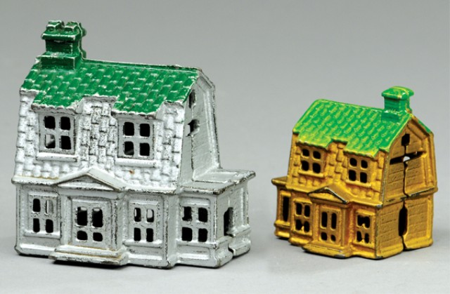 LOT OF TWO COLONIAL HOUSES WITH