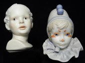 Lot of two Cybis bisque porcel