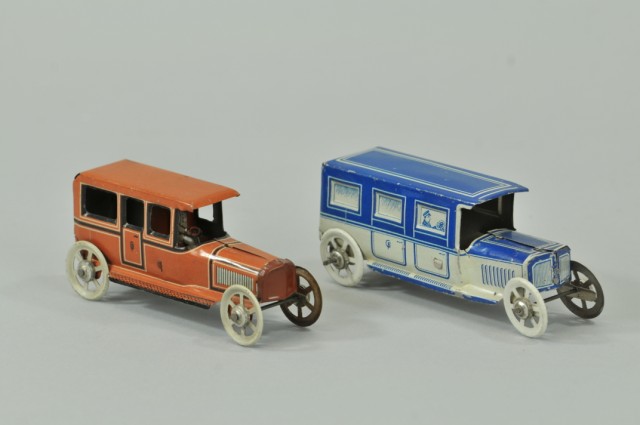 LOT OF TWO EARLY AUTO PENNY TOYS