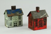 LOT OF TWO EARLY TIN HOUSE STI