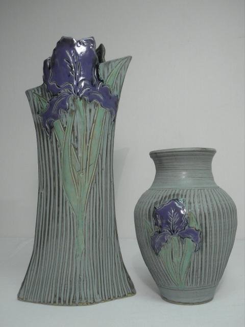 Lot of two Emily Pearlman ceramic