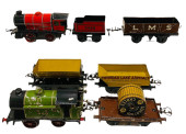 LOT OF TWO ENGLISH TRAIN SETS