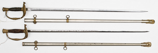 Lot of Two Field and Staff Swords