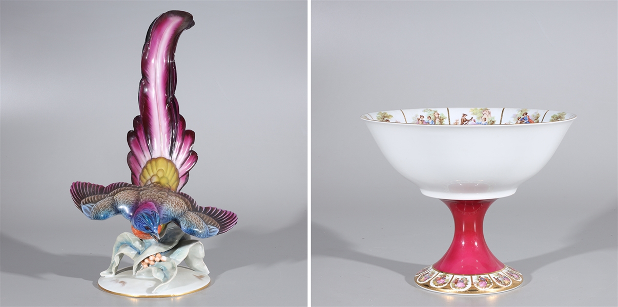 Lot of two German porcelains