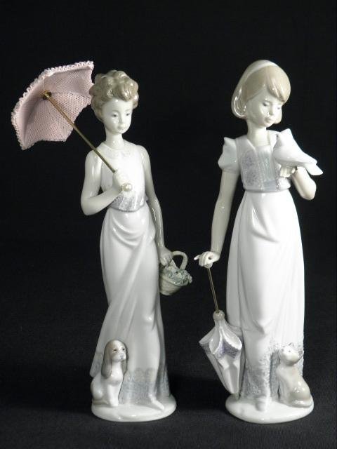 Lot of two Lladro Spanish porcelain
