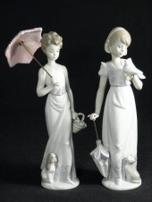 Lot of two Lladro Spanish porc