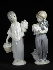 Lot of two Lladro Spanish porc